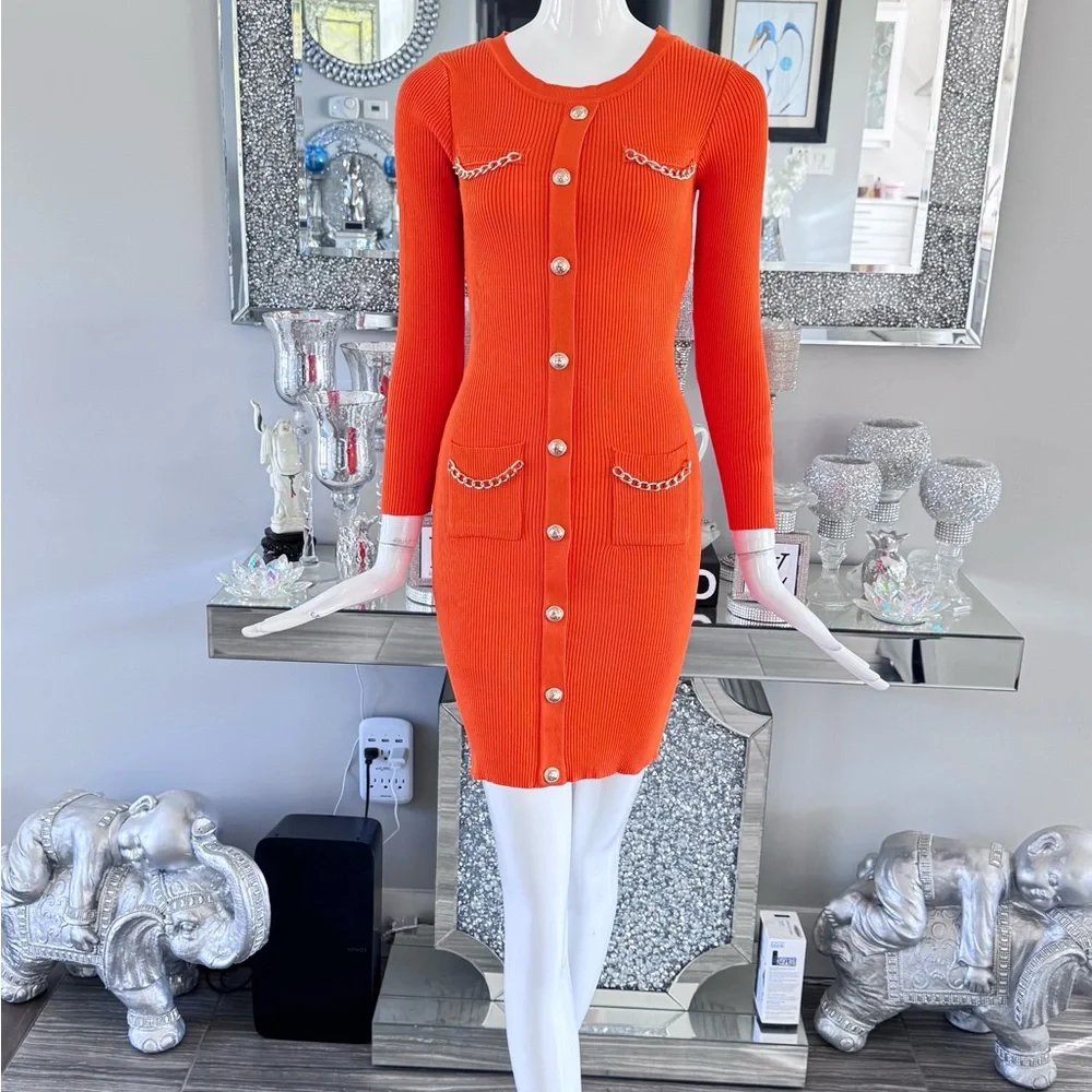 NWOT ❤️ Elegant Red Women's Dress - Picture 16 of 16